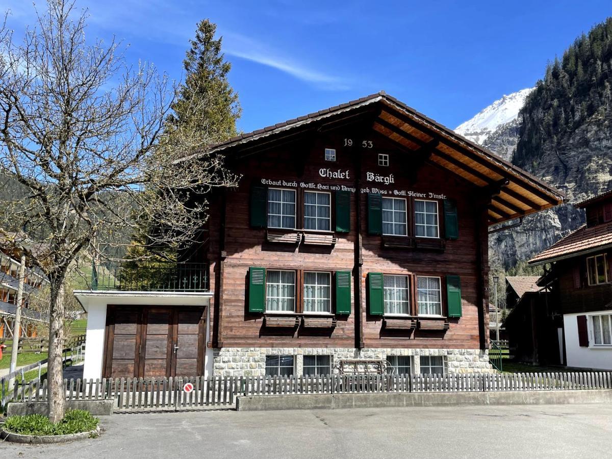 Familienferien Im Chalet Baergli Kandersteg Εξωτερικό φωτογραφία