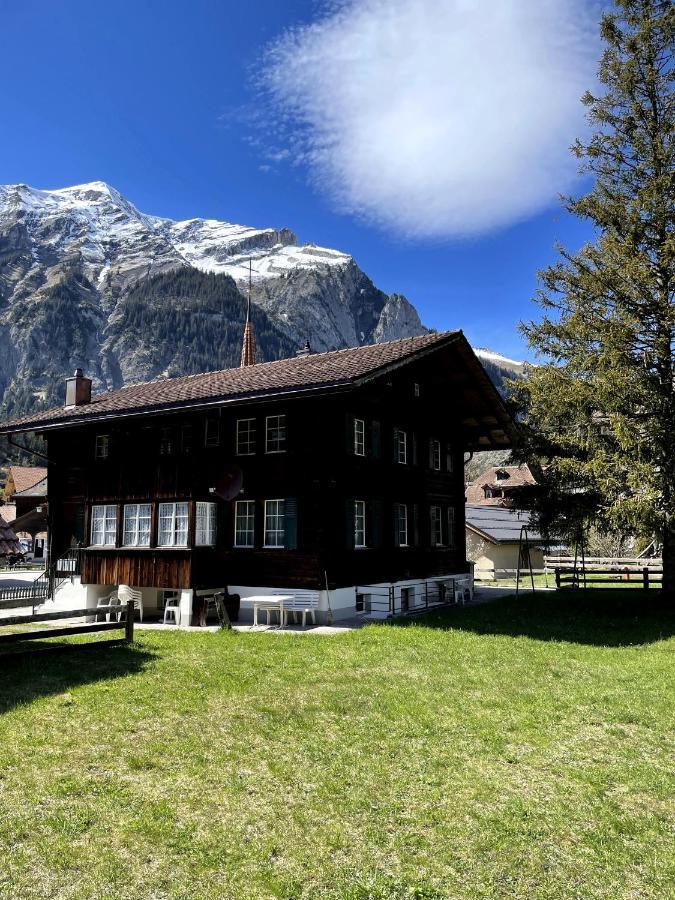 Familienferien Im Chalet Baergli Kandersteg Εξωτερικό φωτογραφία