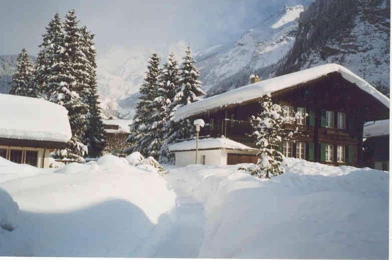 Familienferien Im Chalet Baergli Kandersteg Εξωτερικό φωτογραφία